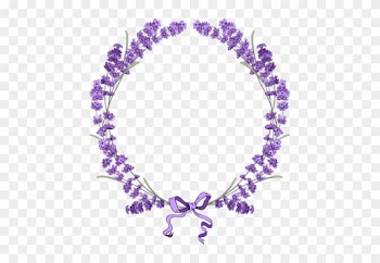 Floral Vintage Background With Lavender [преобразованный] - Lavender Frame Png