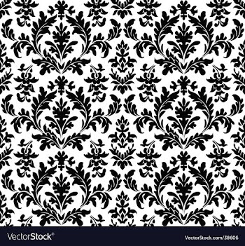 Floral wallpaper seamless vector image