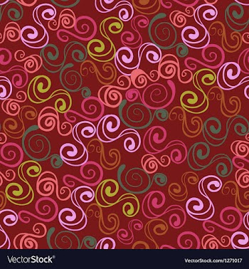 Floral wallpaper vector image