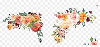 Floral Watercolor Border Png