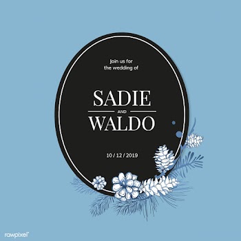 Floral wedding invite | Free stock vector - 553598