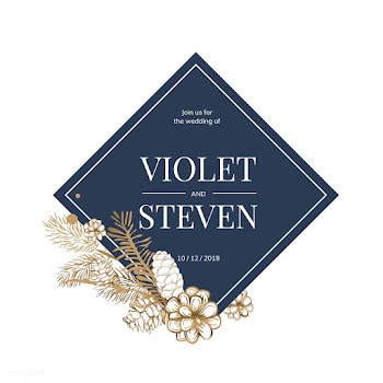 Floral wedding invite | Free stock vector - 553601