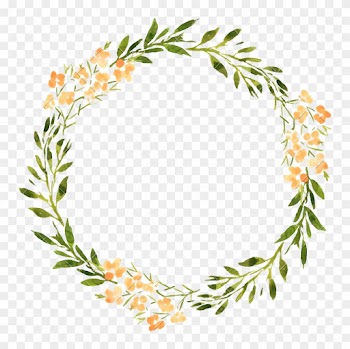 Floral Wedding Wreath With Roses - Wreath