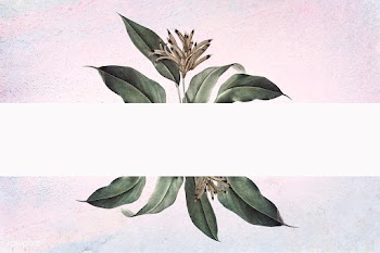 Floral white banner | Free stock vector - 595376