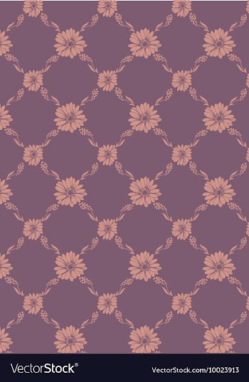 Floral with patterns vector image