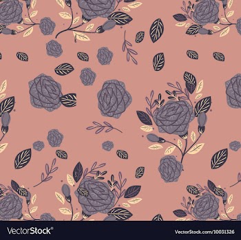 Floral with patterns vector image