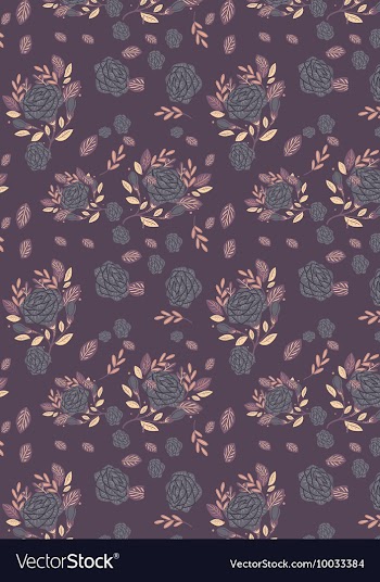 Floral with patterns vector image