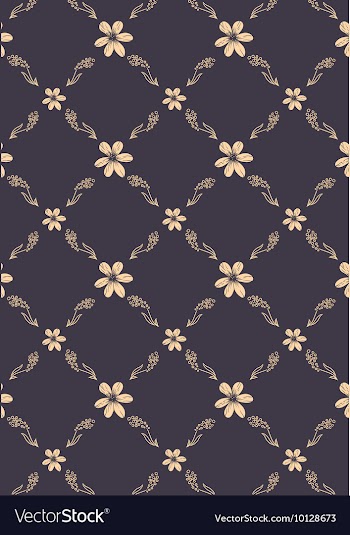 Floral with patterns vector image