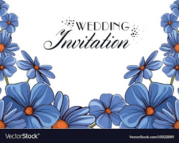 Floral with typography vector image