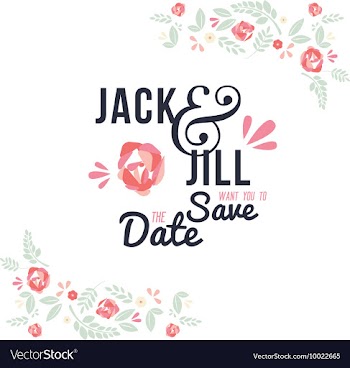 Floral with typography vector image