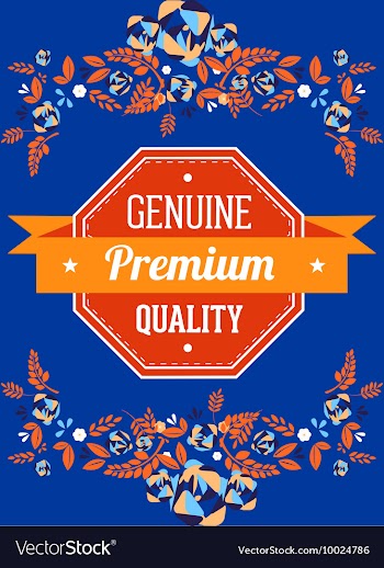 Floral with typography vector image