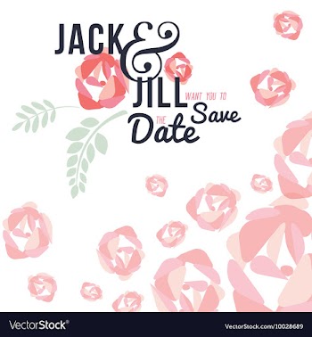 Floral with typography vector image