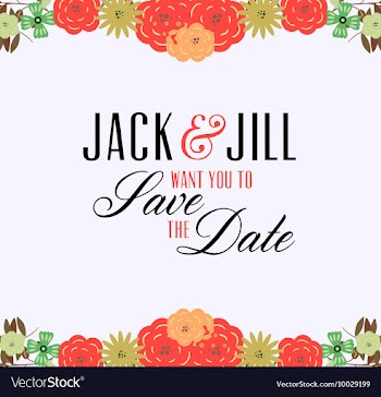 Floral with typography vector image