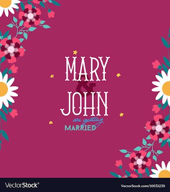 Floral with typography vector image