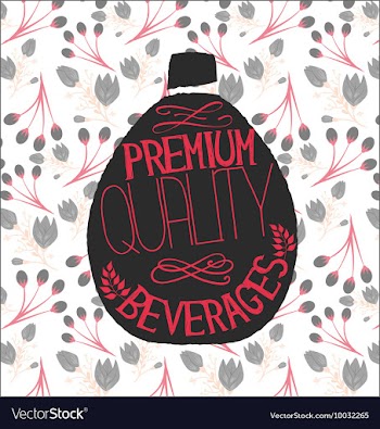 Floral with typography vector image