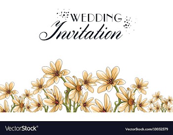 Floral with typography vector image