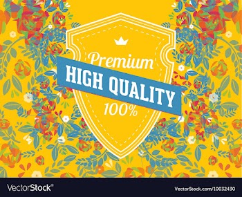 Floral with typography vector image
