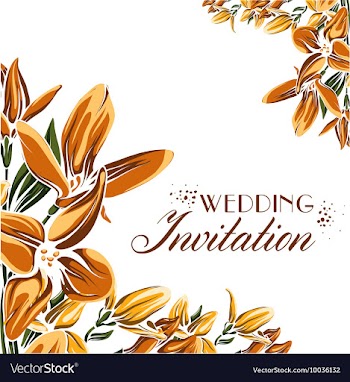 Floral with typography vector image