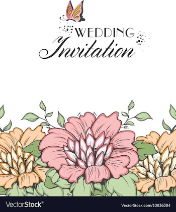 Floral with typography vector image