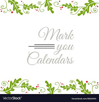 Floral with typography vector image