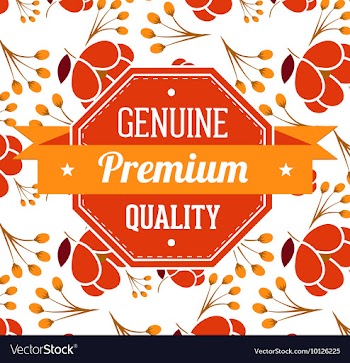 Floral with typography vector image