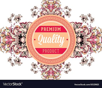 Floral with typography vector image
