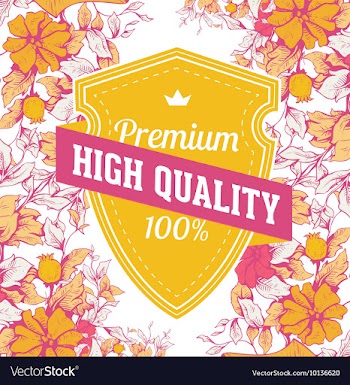 Floral with typography vector image
