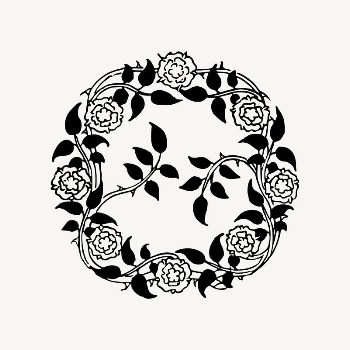 Floral wreath drawing, botanical illustration | Free Vector Illustration - rawpixel