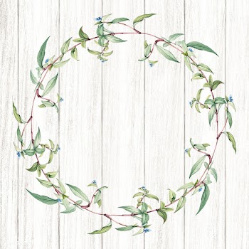 Floral wreath frame | Free stock illustration - 595481