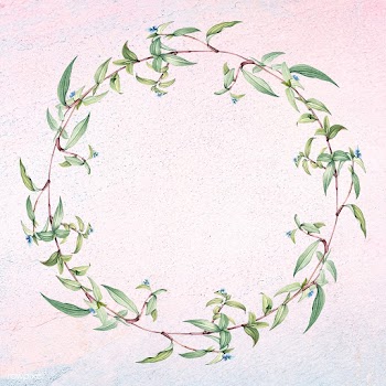 Floral wreath frame | Free stock illustration - 595490