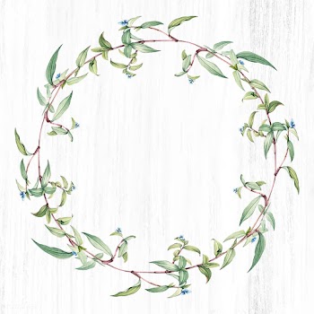 Floral wreath frame | Free stock vector - 595377