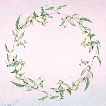 Floral wreath frame | Free stock vector - 595466