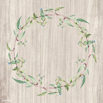 Floral wreath frame | Free stock vector - 595476