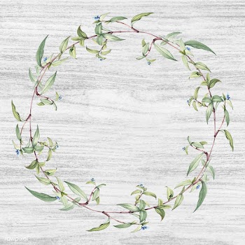 Floral wreath frame | Free stock vector - 595515
