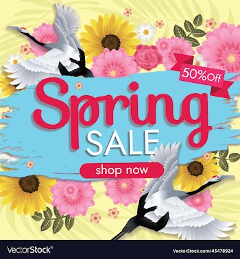 florals hello spring background for holidays mood