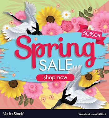 florals hello spring background for holidays mood