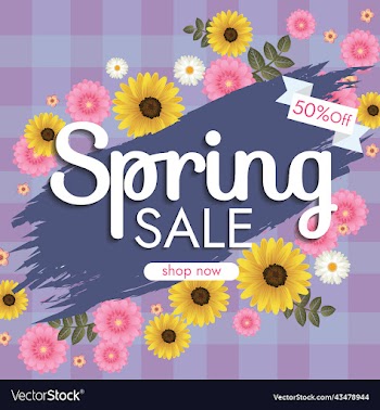 florals hello spring background for holidays mood