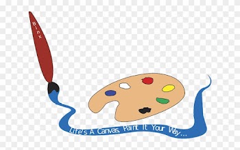 Flourish, Brush, Palette, Paint, Cartoon, Border, Free - Painting A Picture With Words