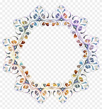 Flourish Frame 23 - Flower Frame Background Transparent