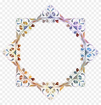Flourish Frame 26 - Floral Border Png