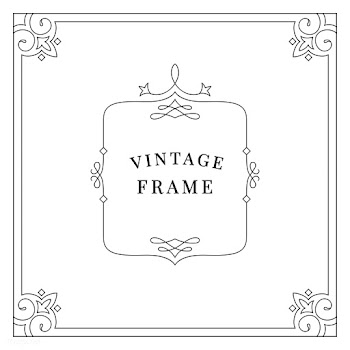Flourishes vintage ornament frame illustratio.. | Free stock vector - 470921