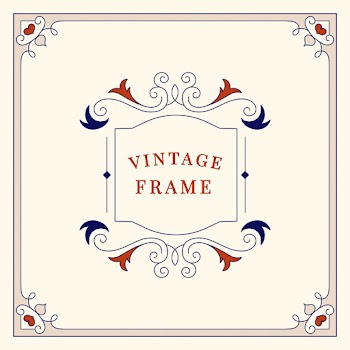 Flourishes vintage ornament frame illustratio.. | Free stock vector - 470937