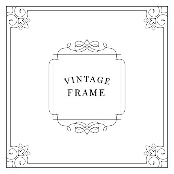 Flourishes vintage ornament frame illustratio.. | Free stock vector - 470985