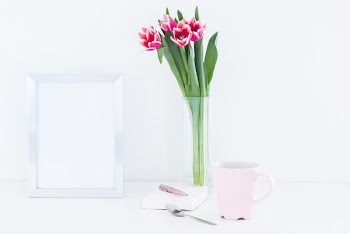 Flower and frame