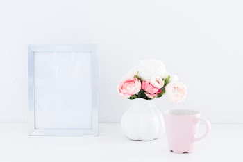 Flower and frame