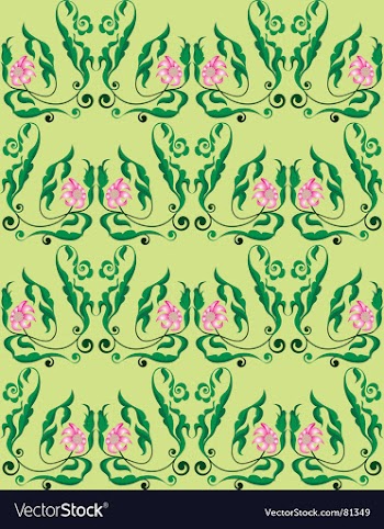 Flower background vector image