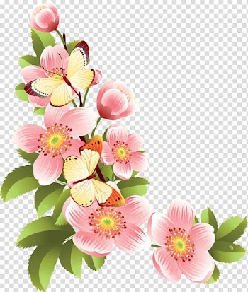 Flower Banner Graphic design , Flowers transparent background PNG clipart