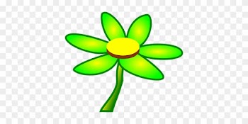 Flower, Bloom, Blossom, Nature, Spring - Bunga Hijau Kartun