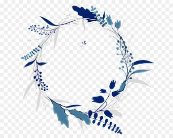Flower, Blue, Floral Design, Branch, Feather PNG
