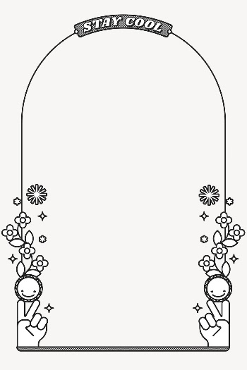 Flower border frame, white background | Free Photo - rawpixel